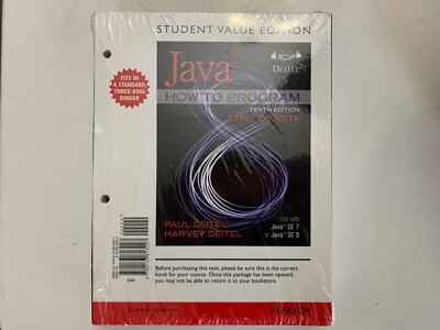 Java How To Program [Early Objects] [10th Edition] New