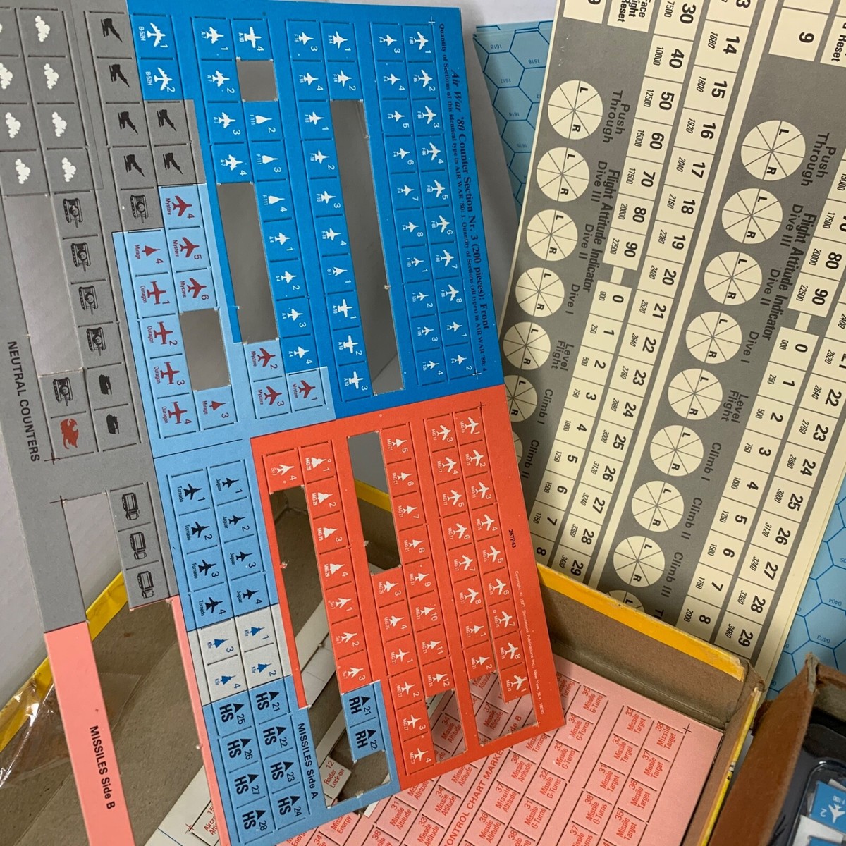 Air War Modern Tactical Air Combat Game TSR SPI Complex War