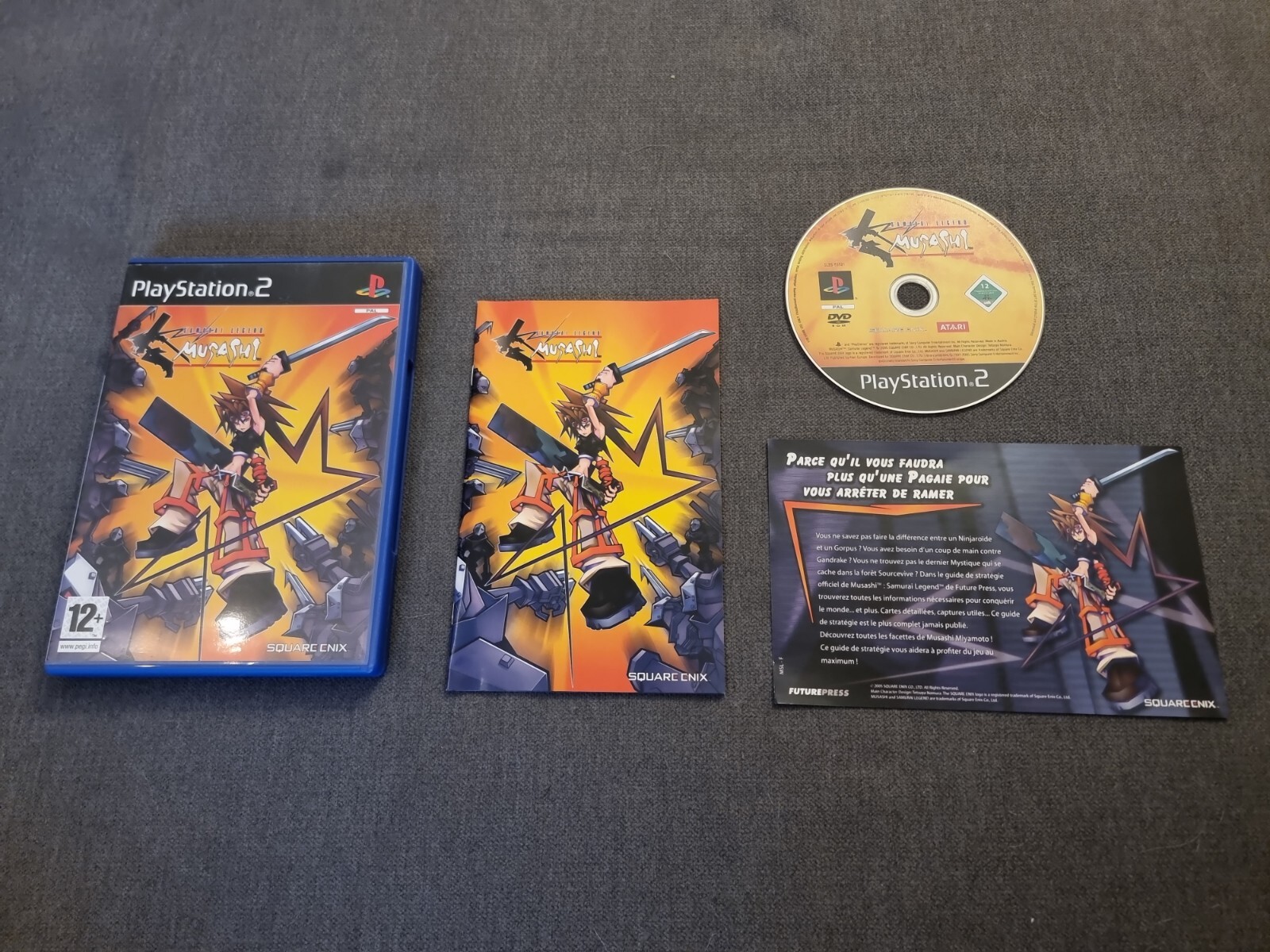 Jeu PS2 Samurai Legend Musashi - Version PAL FR Complète, Comme Neuf