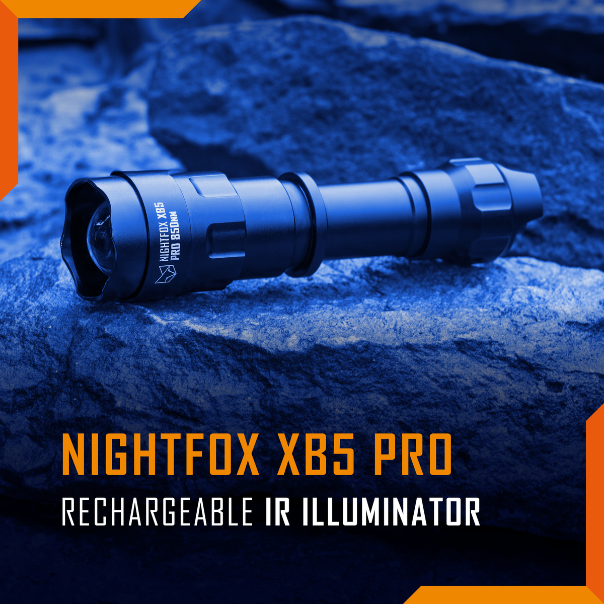 Nightfox XB5 Pro IR Illuminator 850nm Infrared Wavelength USB Rechargeable  IR