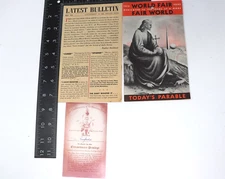 Lot Vintage Antique Confraternity of the Precious Blood Book Bulletin Ephemera