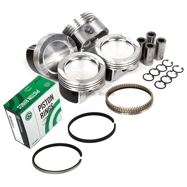 Pistons 19mm Wrist Pin Bearings Rings Fit 99-05 Volkswagen Golf Beetle 8V 2.0 - Image 3 of 4