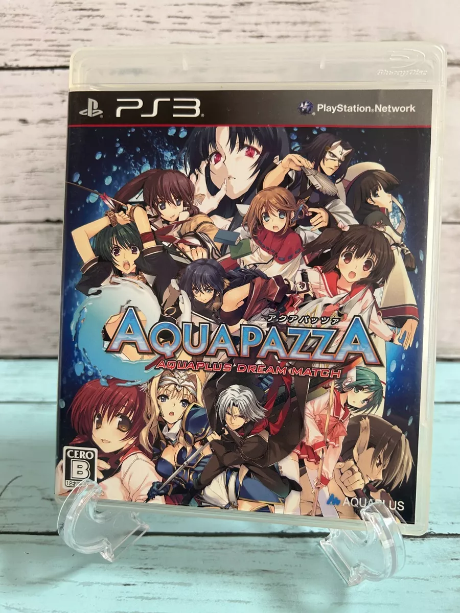 PS3 PlayStation 3 Aquapazza Aquaplus Dream Match Aqua Plus import