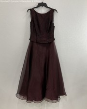 NWT JS Collection Women Wine Gown Size 6