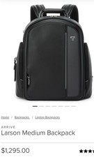 Tumi Arrive Larson Mens All Leather Backpack ...