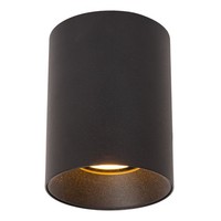 Deckenlampe Schlafzimmer Aluminium Schwarz Rund Ø8 Cm GU10 Deckenleuchte Flur