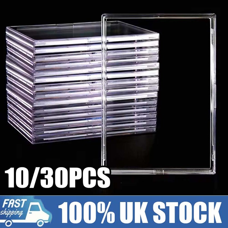 10/30PCS 35Pt Magnetic Trading Card Holder Protector Hard Case Pokémon TCG UK