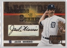 2003 Donruss Signature Series Bronze Authentic Signatures Jack Morris Auto n8a