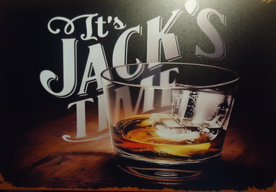 IT´S JACK´S TIME RETRO    20x30cm gewölbt  Deko Schild