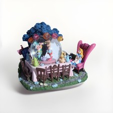 Disney Alice In Wonderland Tea Party Snow Globe "All In The Golden Afternoon"