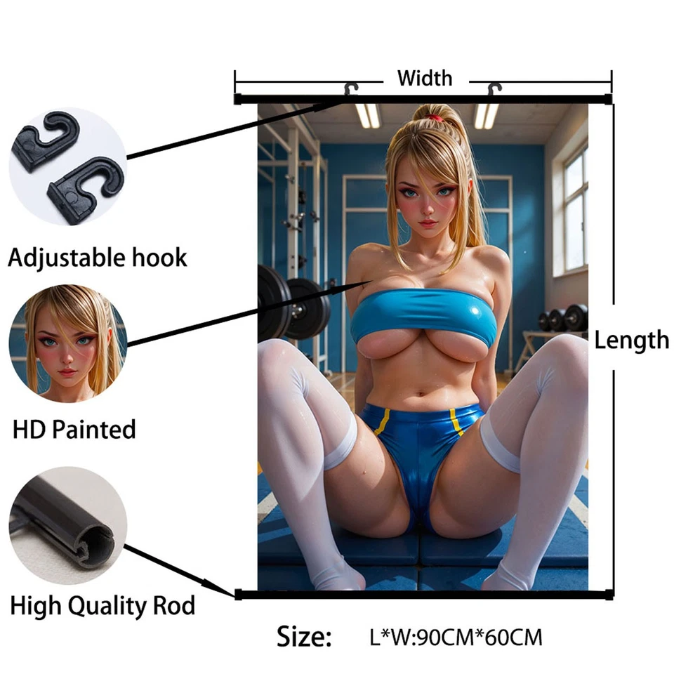 Póster de juego de anime cazarrecompensas gimnasio HD pintura pared desplazamiento póster 60x90 cm Foto 2 de 4