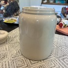 New Rae Dunn Glossy White Baby SURF Canister ~ NWOT ~ Small Size Jar 7" Beach — photo 7