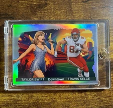 Taylor Swift Travis Kelce 2025 Custom Downtown  Card Cheifs Non Auto