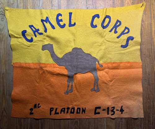 WWI Imperial Camel Corps Flag of the 1st Australian Camel Co., 2nd Plt, C-13-4