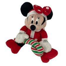 Minnie Mouse 8" Christmas Singing Plush Candy Candy Santa Hat Mrs Clause