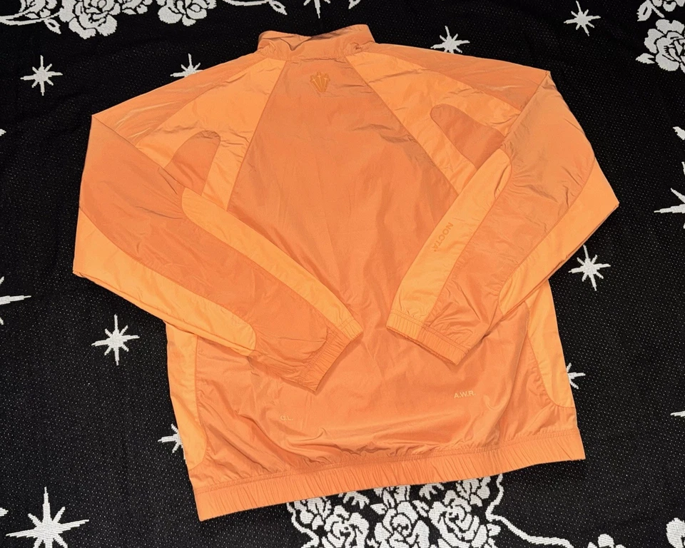 NIKE NOCTA NORTHSTAR NYLON TRACK JACKET ORANGE HOT CURRY (SZ L) FN7666-808 - Image 3 of 4