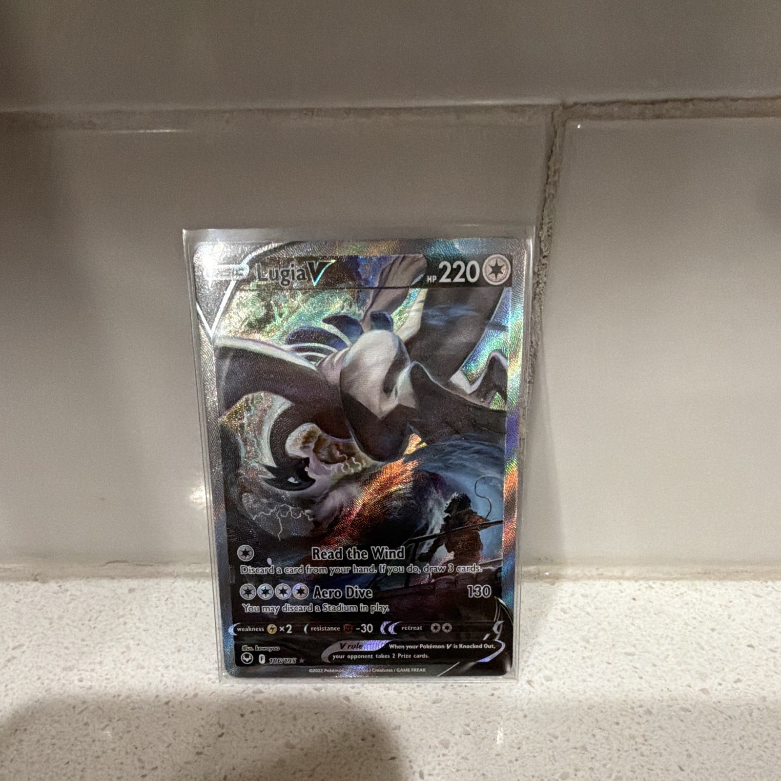 The Pokémon Company 2022 Silver Tempest Lugia V 186/195 Holo Full alt art