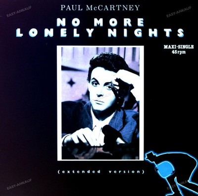 Paul McCartney - No More Lonely Nights (Extended Version) Maxi (VG+) '