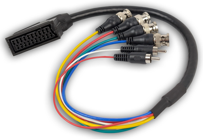 SCART zu BNC Breakout Adapter Kabel RGB / RGBS für SONY PVM / BVM