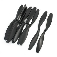 5 Pairs 10x4.5R 2 Vanes Positive Reverse Propellers Black for Multirotor