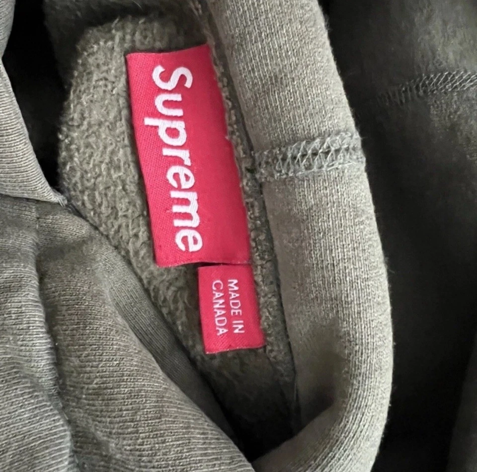 Sudadera con Capucha Supreme Box Logo - Olive FW 11 XL Foto 3 de 4