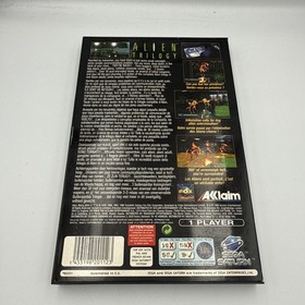 Alien Trilogy (Sega Saturn 1996) Video Game Complete With Manual.