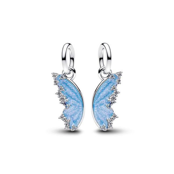 Pandora Charm 794244C01 Teilbarer Schmetterling Charm- AnhäNger 925/- Silber-image
