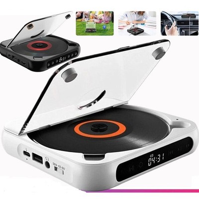 Portable CD Player with Bluetooth AUX USB Personal Player for Car New