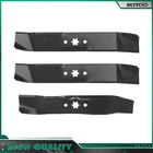 3 Mulching Blade Set for 46" Deck MTD Cub Cadet LT1045 LT1046 I1046 Riding Mower