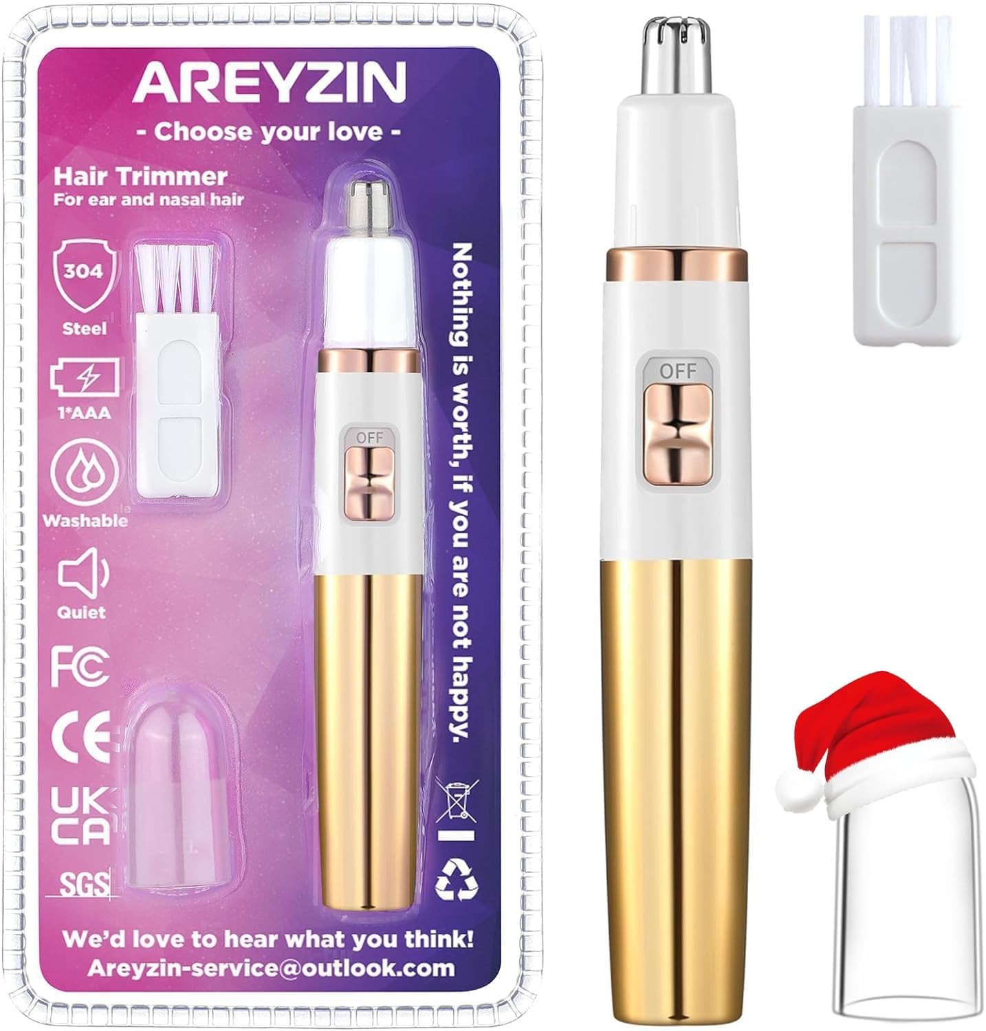 Ear and Nose Hair Trimmer for Women Nose Hair Clipper Professional Painless Nose