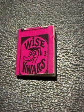 Vintage Cracker Jack Vending Prize - Wise Kwaks Mini Book - Tiny