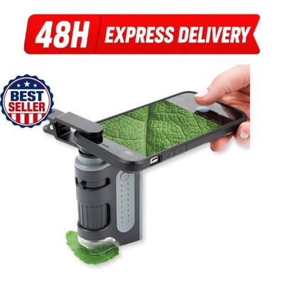 Carson MicroBrite Portable Digital Pocket Microscope 60x-120x Zoom