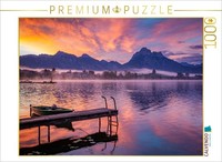 Calvendo Puzzle Sunrise At Lake Hopfensee | 1000 Pieces, Finished Size 25.2 × 18