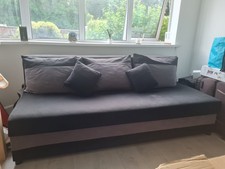 Sofa Bed with Storage - Modern Convertible Settee