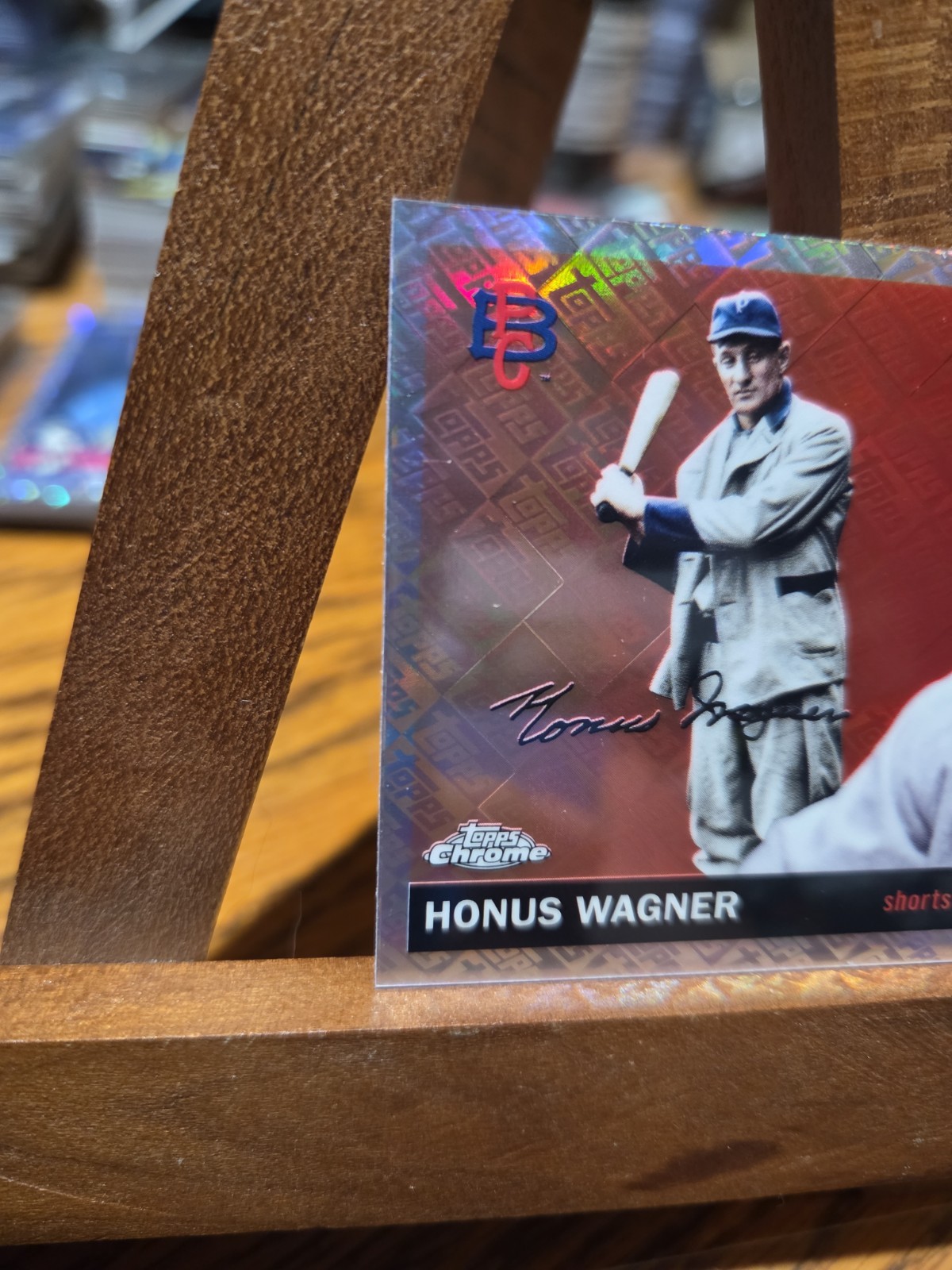2025 Topps Chrome Platinum Anniversary - Honus Wagner #324 Topps Refractor /499 view 3