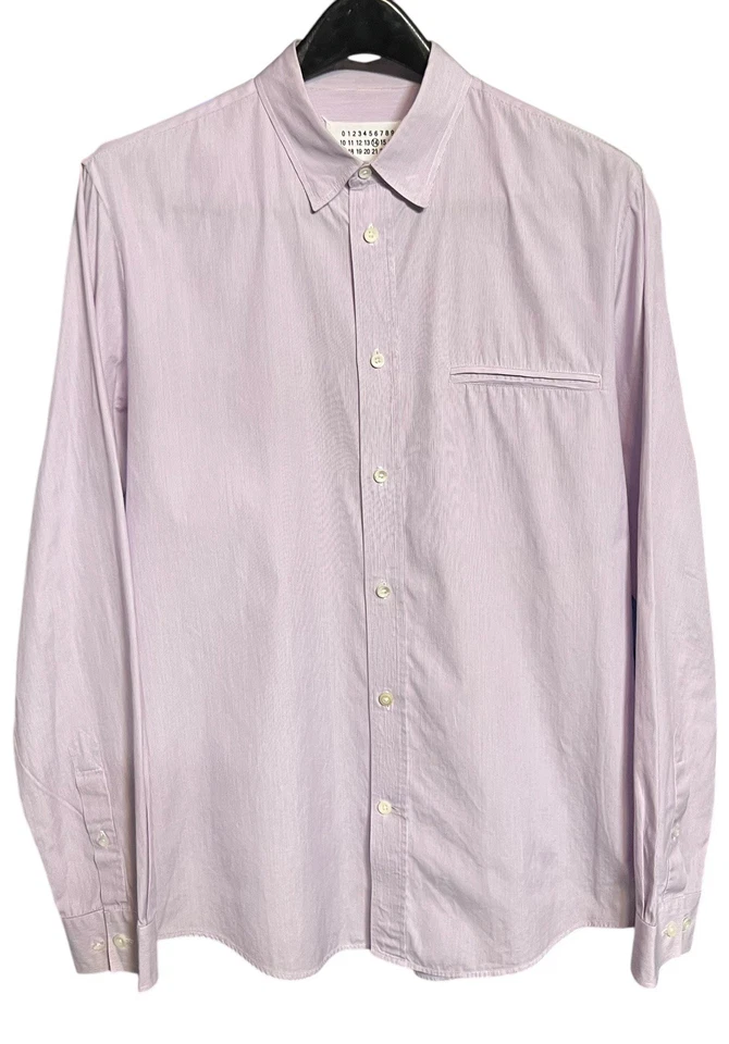 Maison Martin Margiela Line 14 Mens Shirt Sz. EU 50 Slim Fit Medium Button Down - Image 2 of 4