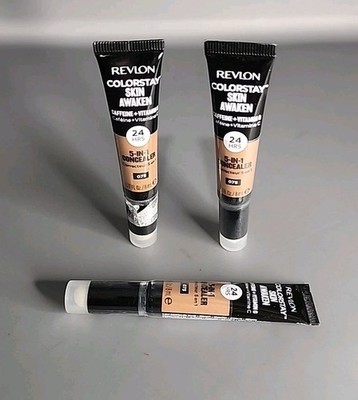 REVLON SKIN AWAKEN 5 IN 1 CONCEALER 075 Hazelnut - 3 Pack