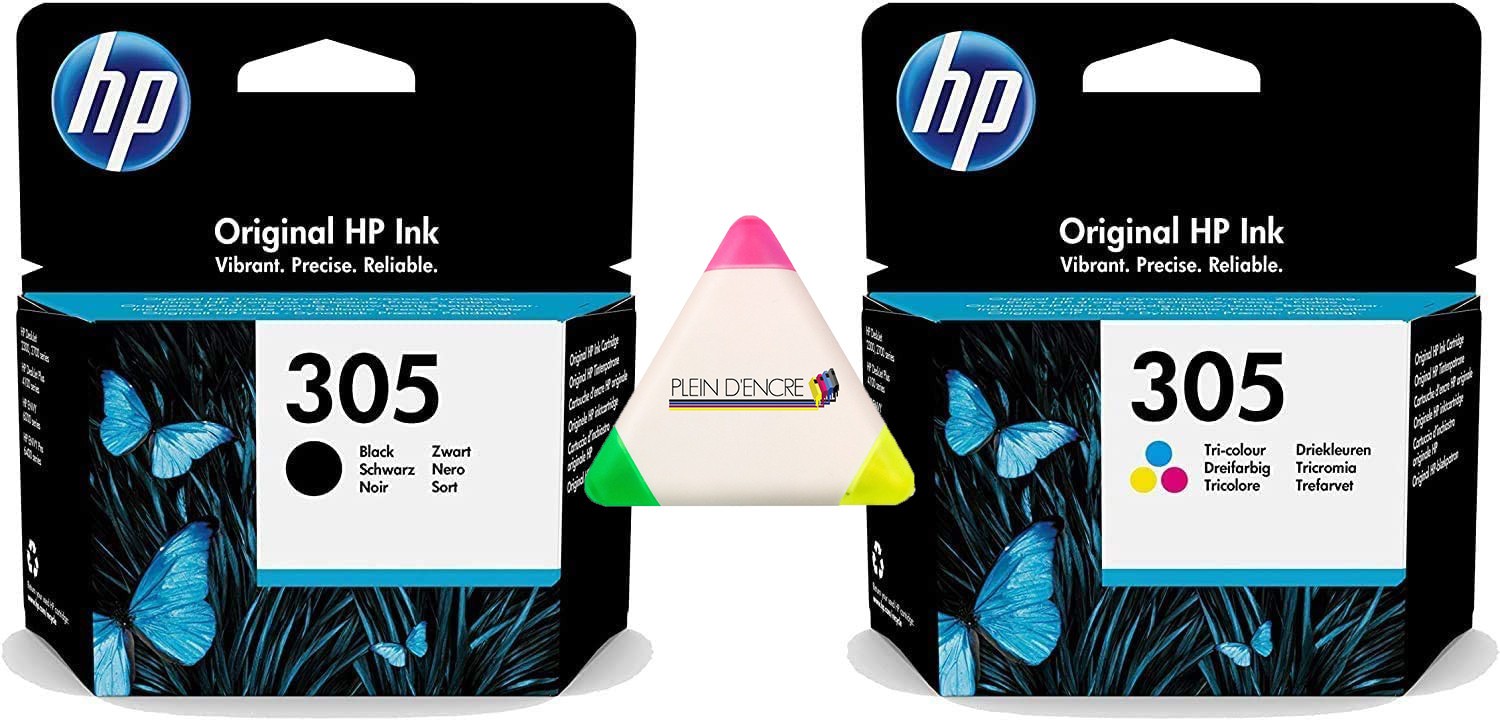 Multipack HP 305 kit d'encre de remplacement pour résoudre les problèmes d'impression claire