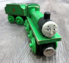 Thomas  Friends Wooden Railway Train Tank V3 Henry Flat Magnets Staples 1992