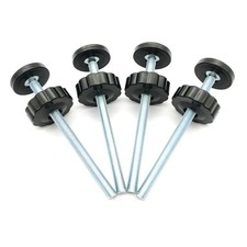 4 PCS Baby Gate Replacement Parts, 8MM Baby Gate Spindle Rods, Hardware Parts