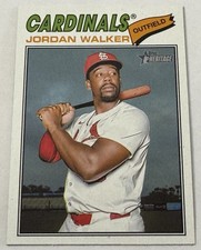 2026 Topps Heritage #399 Jordan Walker St. Louis Cardinals
