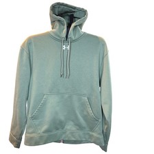 Under Armour Mens Rival Fleece Hoodie Sage Green Pullover Sweatshirt Medium