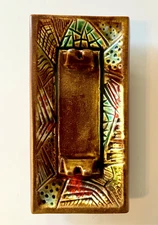 ASHTRAY California MCM Pottery Vintage Glazed Coffee Table Ashtray Brown 8 inch