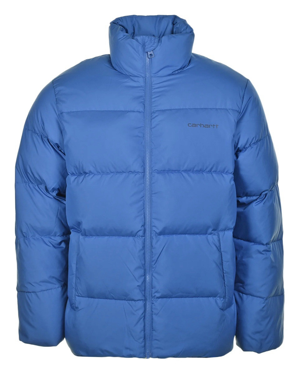 Carhartt WIP Springfield Full Zip Puffer Jacket, Liberty Blue, Size M RRP £270