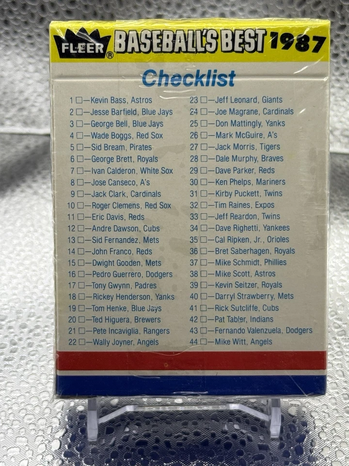 1987 Fleer Baseball's Best Sluggers Vs. Pitchers-Complete Set Factory Sealed NEW - Image 2 of 4