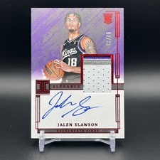 2023-24 Panini Impeccable Elegance RC JALEN SLAWSON Auto /88 Rookie Kings