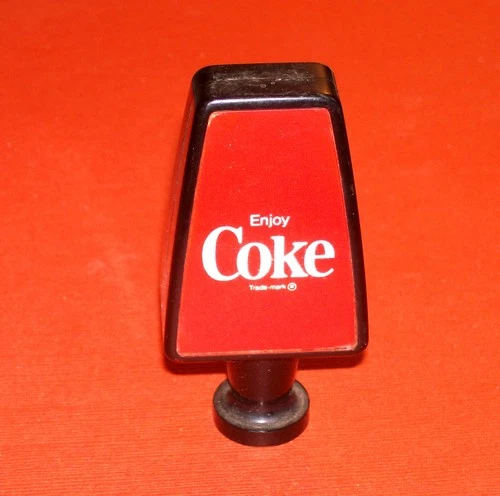 Coca Cola Vintage Coke 3" Soda Fountain Tap Handle Dispenser pop plastic Knob