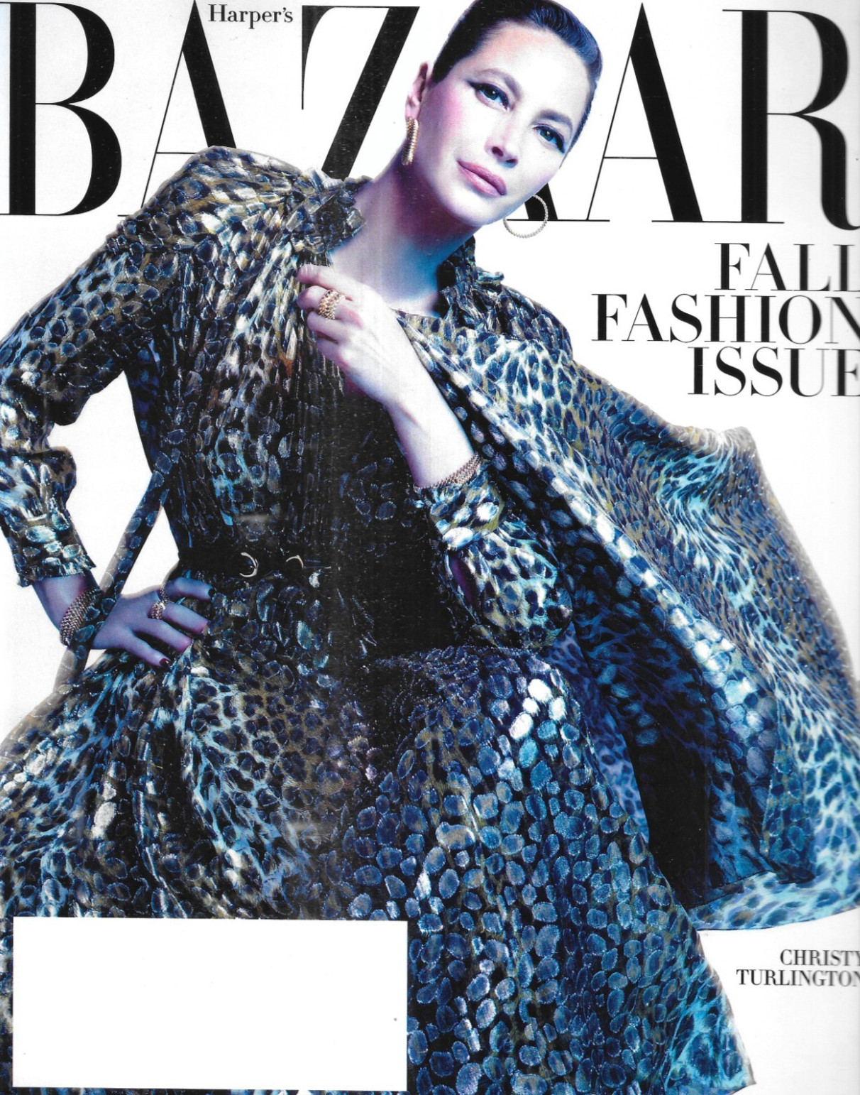 Harper's Bazaar Magazine Christy Turlington Fall Fashion Michelle Dockery 2019
