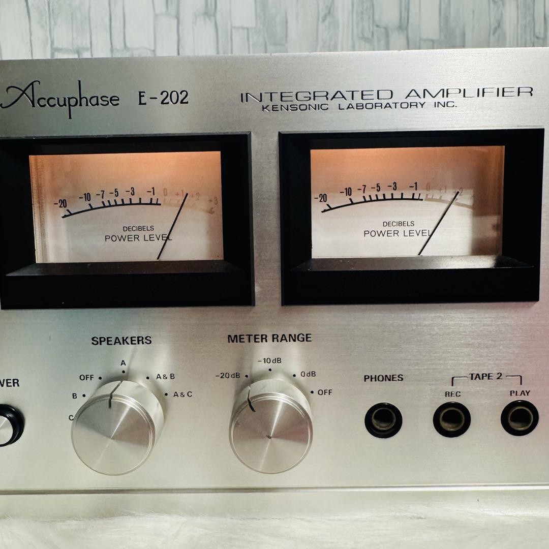 Accuphase E-202 インテグレーテッドアンプ Mint] ACCUPHASE E-202 Integrated Amplifier Working No Gaggle