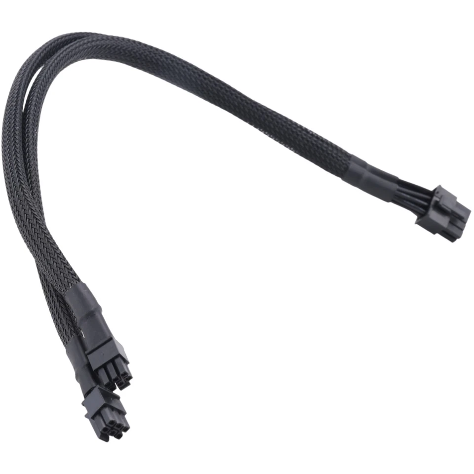 2X(Dual  6 Pin Bis 8 Pin PCI Express Video Grafikkarten  Adapter Kabel mit 8571 - Bild 2 von 3